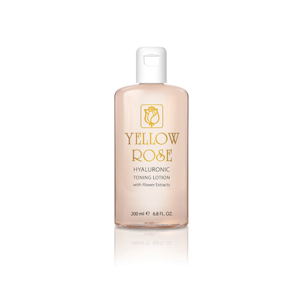 HYALURONIC TONING LOTION with Flower extracts  ТОНИЗИРУЮЩИЙ ЛОСЬОН С ГИАЛУРОНОВОЙ КИСЛОТОЙ И ЦВЕТОЧНЫМИ ЭКСТРАКТАМИ 